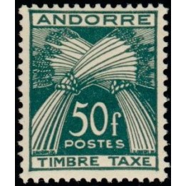 Andorre Francais - Taxe 40