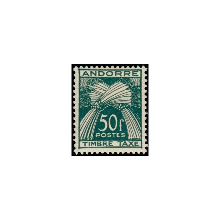 Andorre Francais - Taxe 40