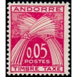 Andorre Francais - Taxe 42