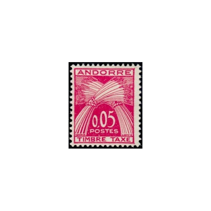 Andorre Francais - Taxe 42