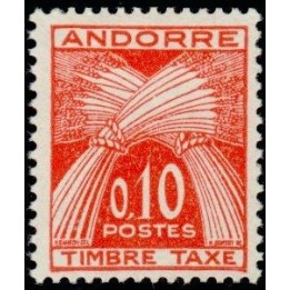Andorre Francais - Taxe 43