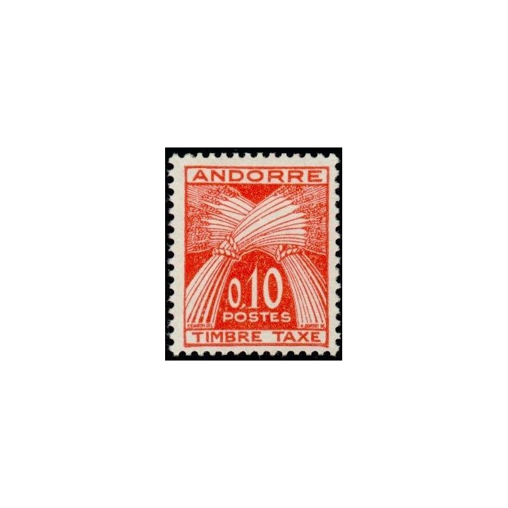 Andorre Francais - Taxe 43