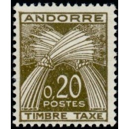 Andorre Francais - Taxe 44