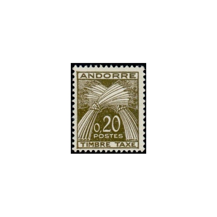 Andorre Francais - Taxe 44