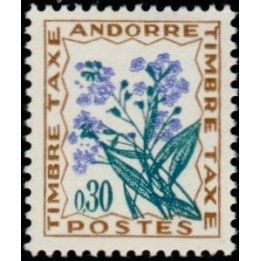 Andorre Francais - Taxe 50