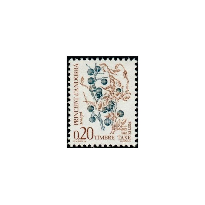 Andorre Francais - Taxe 54