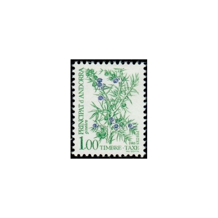 Andorre Francais - Taxe 58