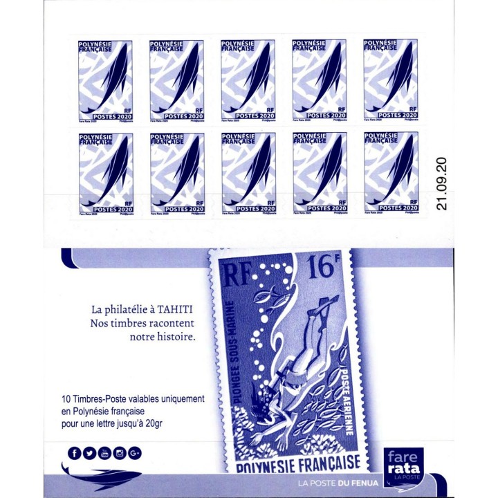 Polynesie Francaise - Carnet 1250